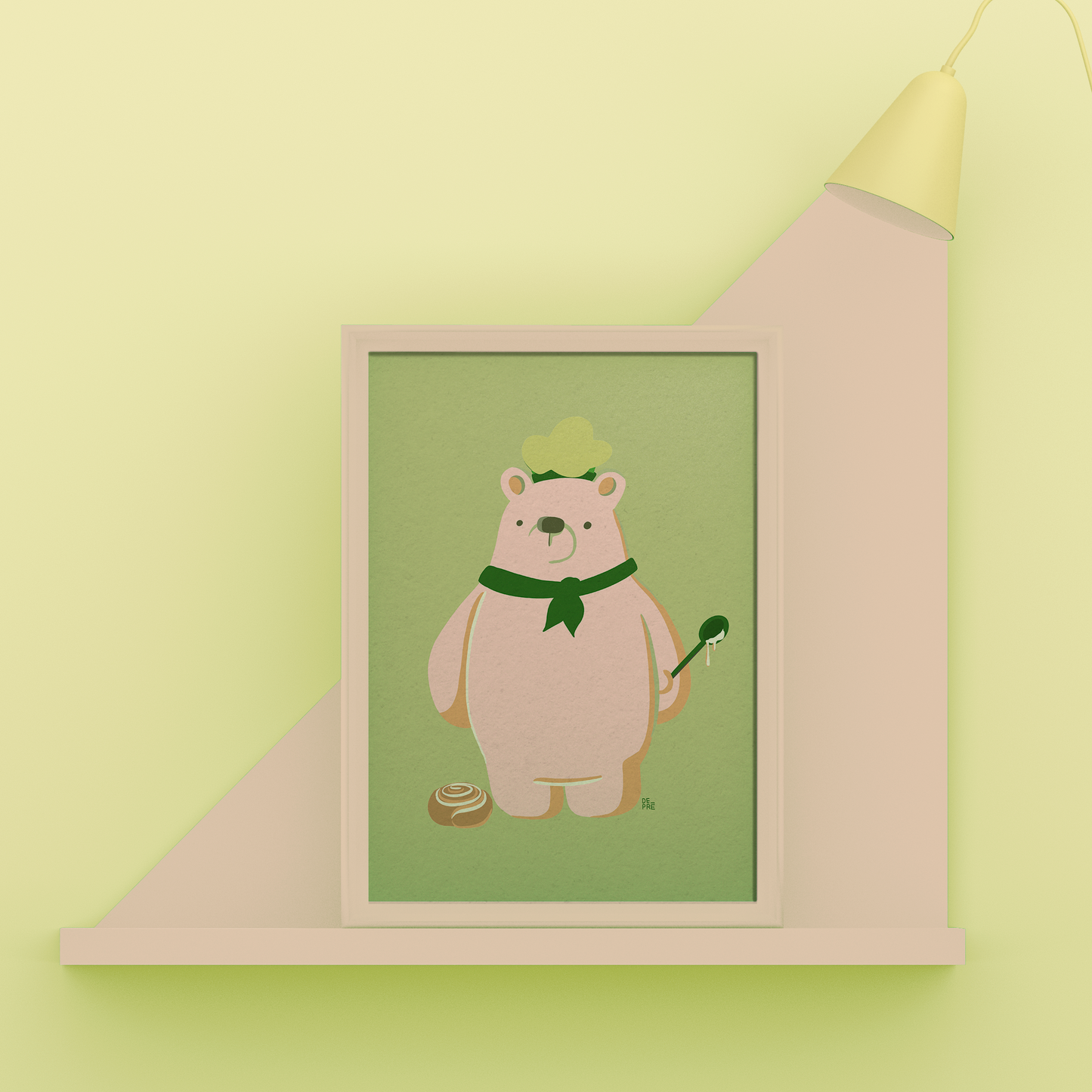 poster, kinderkamer, beren,bakker