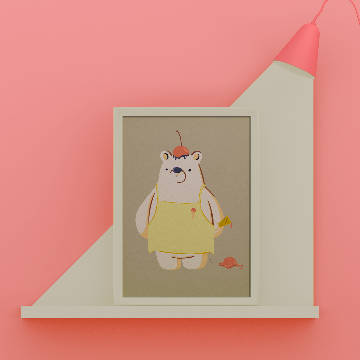 poster, kinderkamer, beren, ijsventer