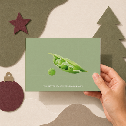 Wishing you love, peas on earth and happy holidays!