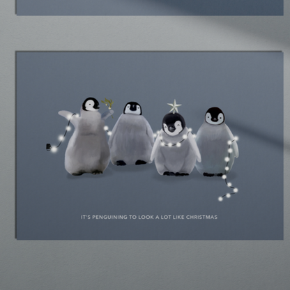 It's penguining to look a lot like christmas