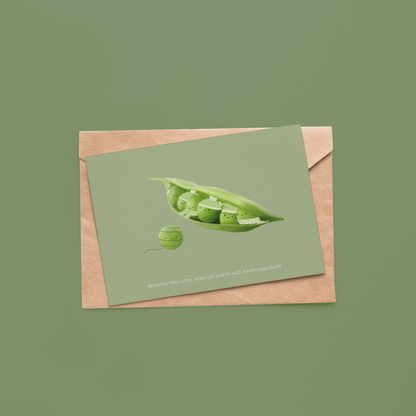 Wishing you love, peas on earth and happy holidays!