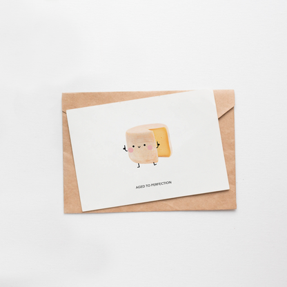 postkaart, grappig, kaartje, verjaardag, wenskaart